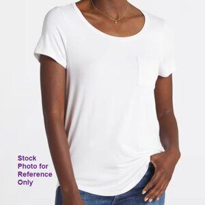 Market & Spruce Elaine Pocket Short Sleeve Tee